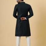 Classic Dark Green Achkan for Men | Elegant Ethnic Wear | Jaipurio